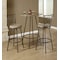 Monarch Specialties Bar Stool, Set Of 2, Swivel, Bar Height, Metal, Fabric, Brown, Beige, Contemporary, Modern I 2393 - alternate 3